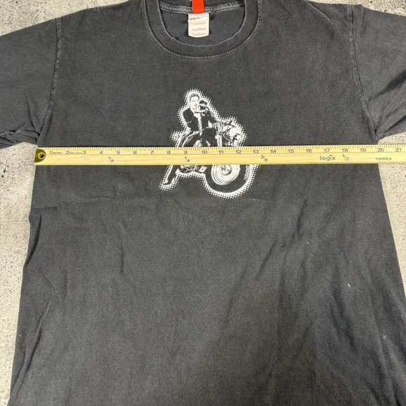 Eddie Izzard Motorcycle Shirt Mens Large Black Gildan Stand Up Comedy Tee - Picture 4 of 6